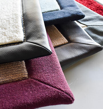 A bespoke carpet with a binding finish