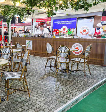 The decoration of the stand floors 