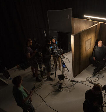 Blackout black fabric