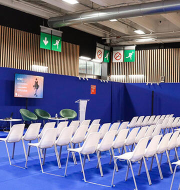 Le revêtement de sol d’un séminaire 