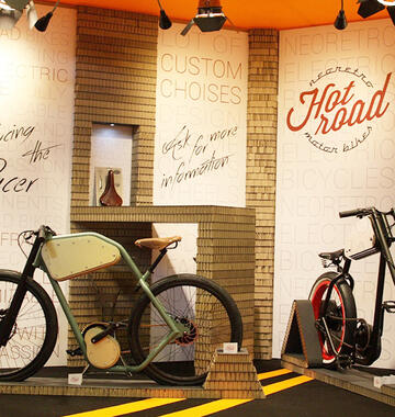 Honeycomb cardboard as decoration