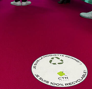 Option recyclage de certaines moquettes 