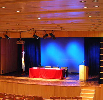 Un écran pour les manifestations sportives et culturelles